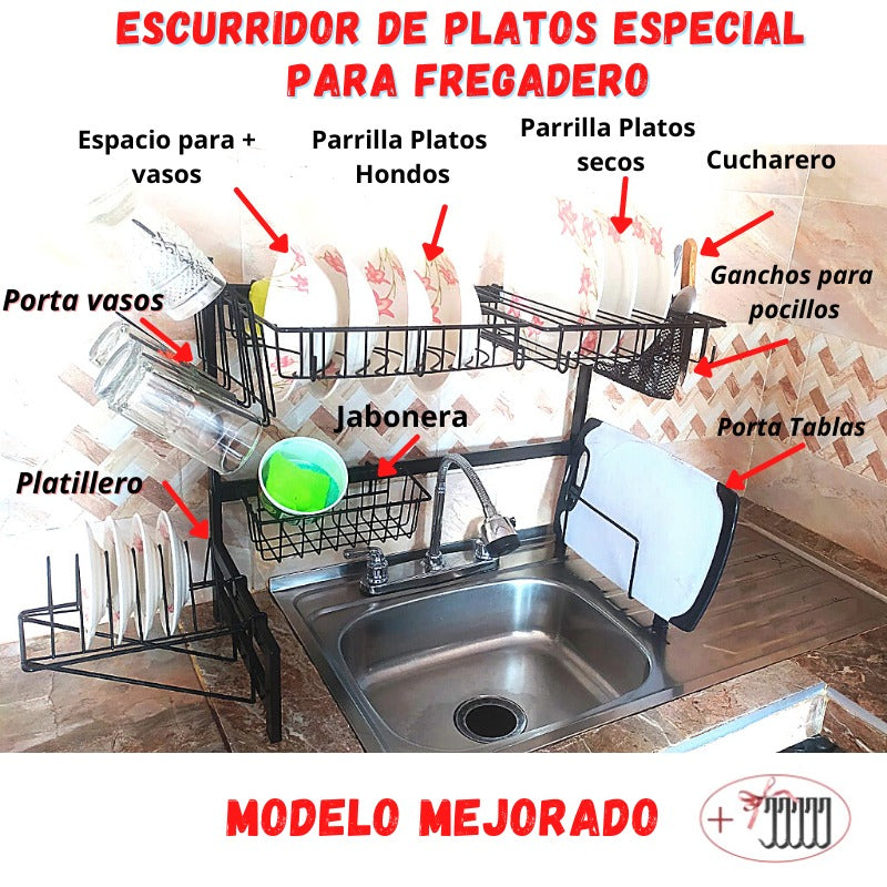 Platero Escurridor  Especial para Fregadero
